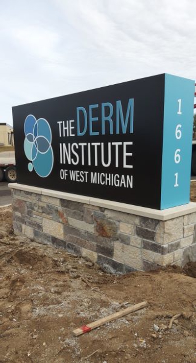 Monument Sign for The DERM Institute of West Michigan Photo